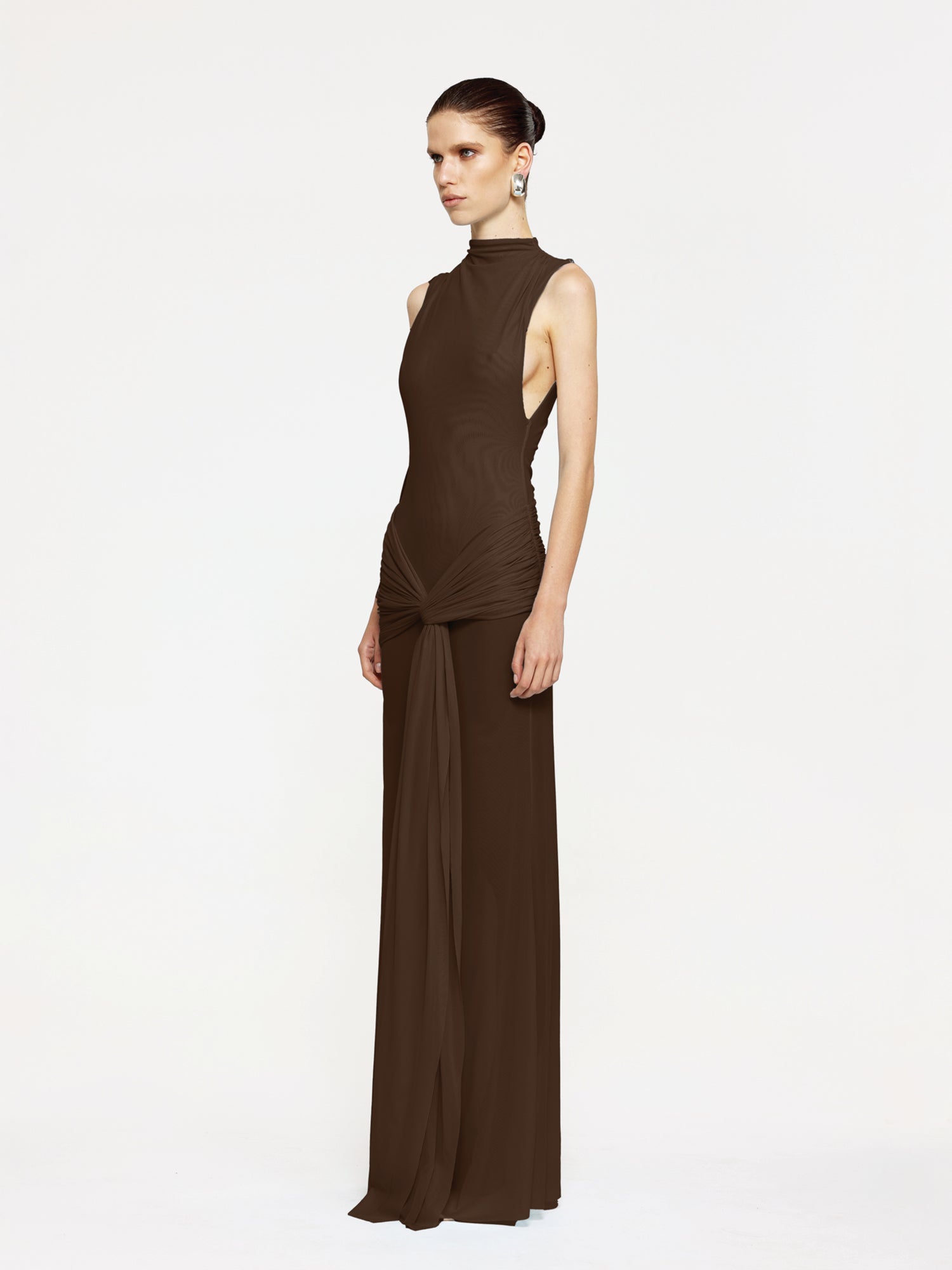 Roza Maxi Dress - Chocolate - EFFIE KATS