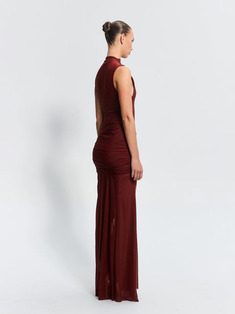 Roza Maxi Dress - Rust - EFFIE KATS