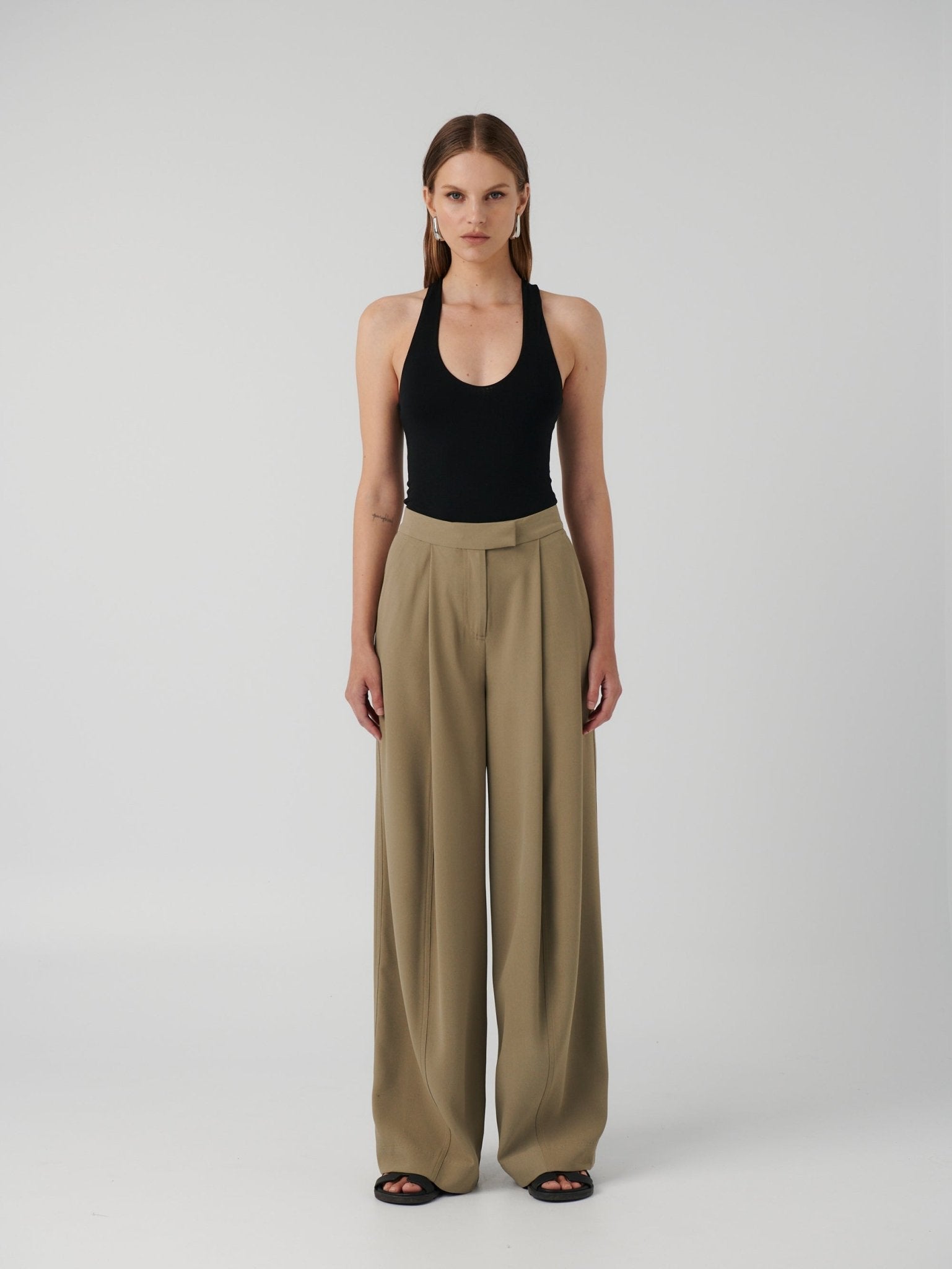 Scottie Pant - Khaki - EFFIE KATS