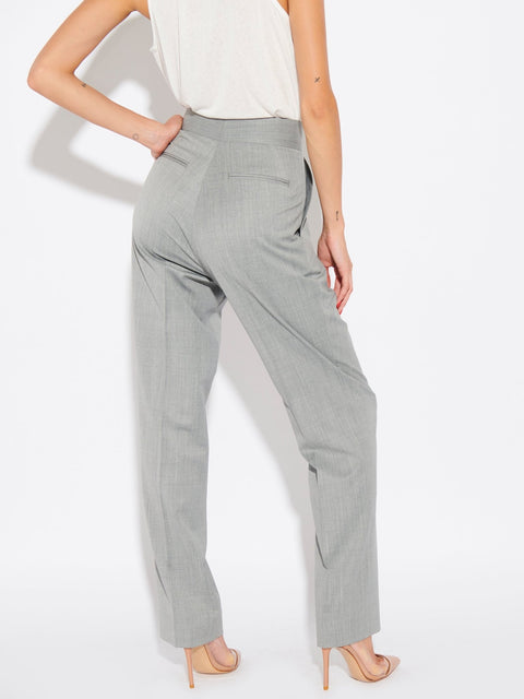 TALANI PANT - GREY WOOL - EFFIE KATS