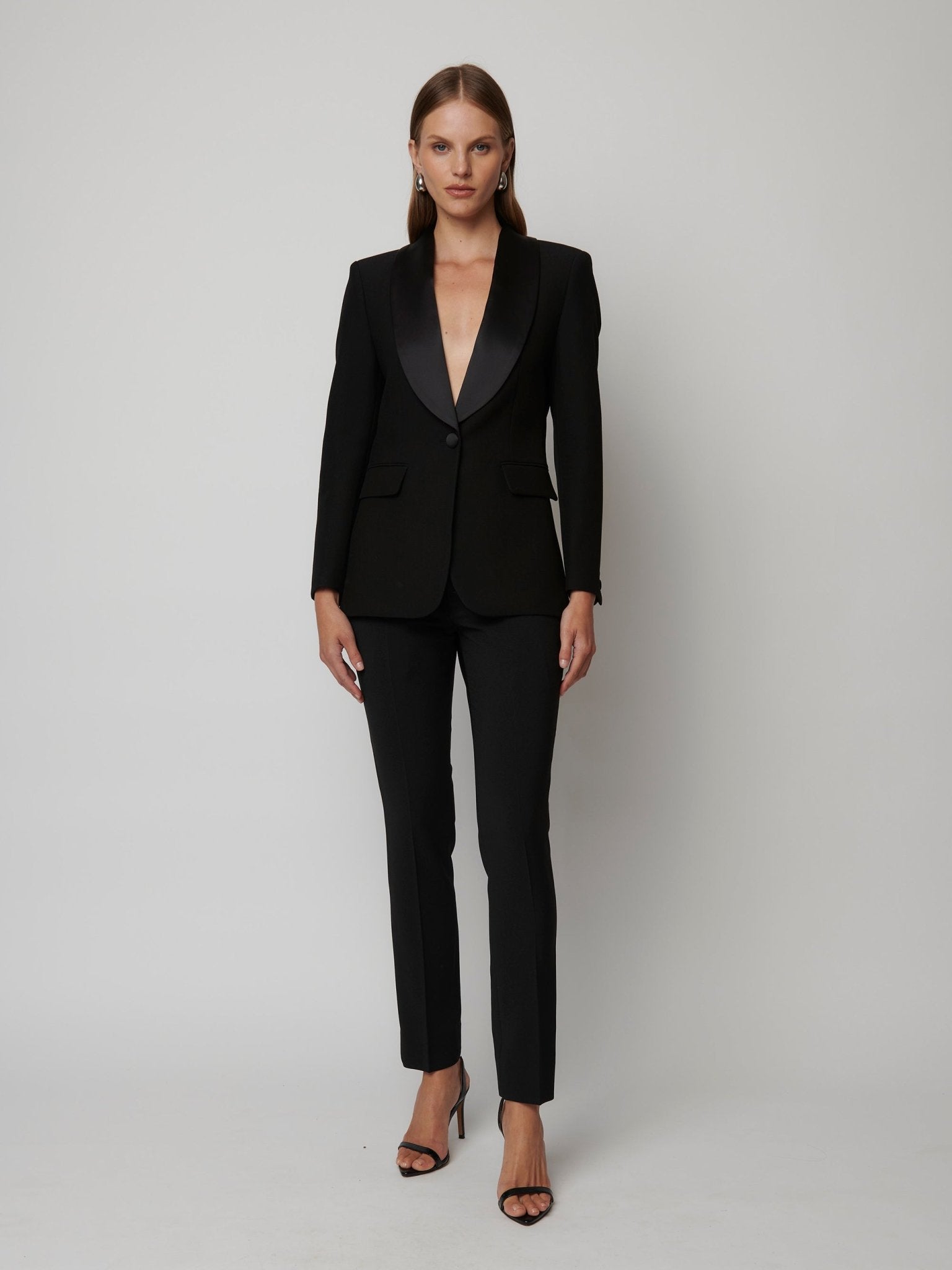 The Tuxedo Pant - Black - EFFIE KATS