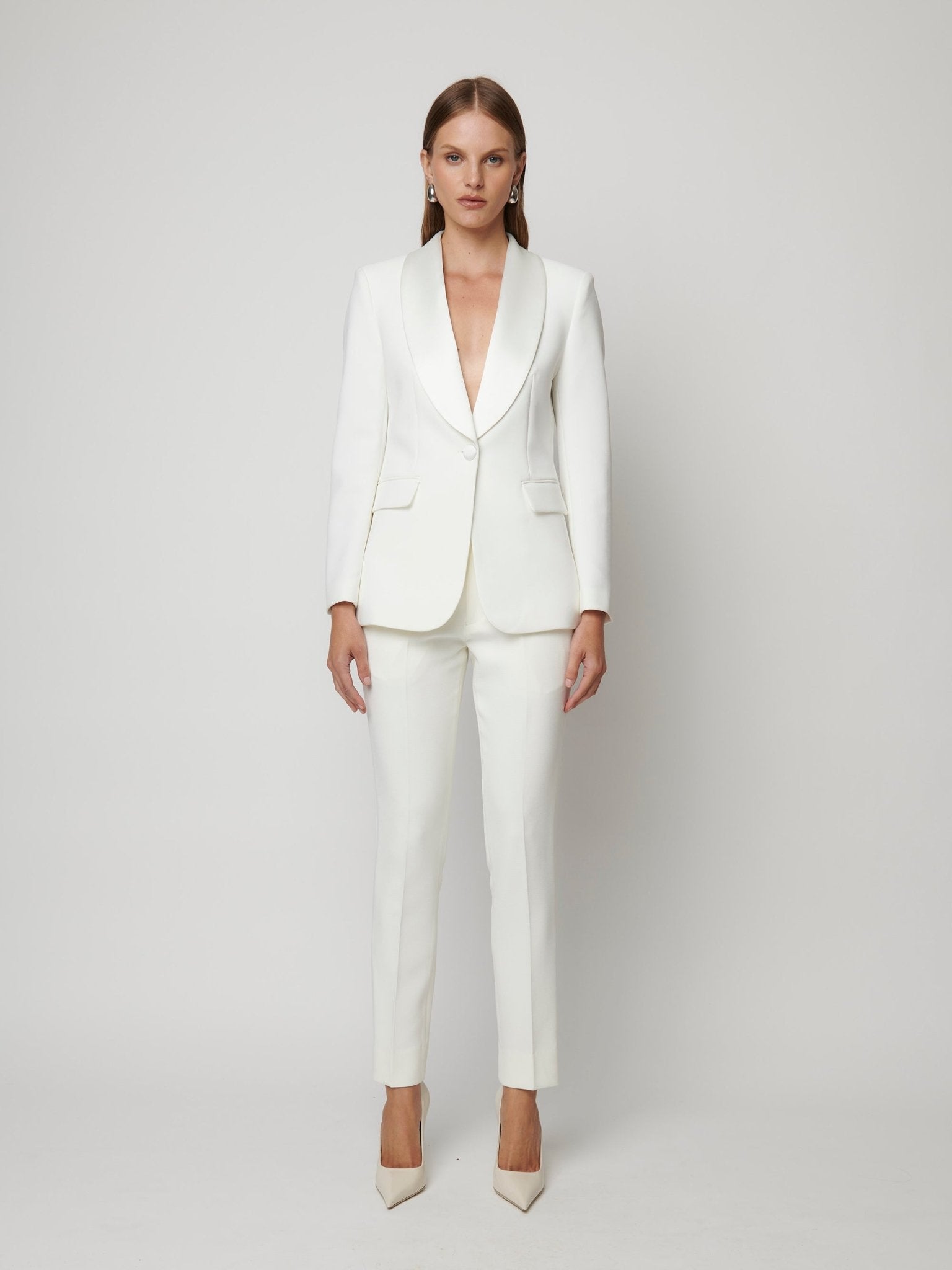 The Tuxedo Pant - Off-White - EFFIE KATS