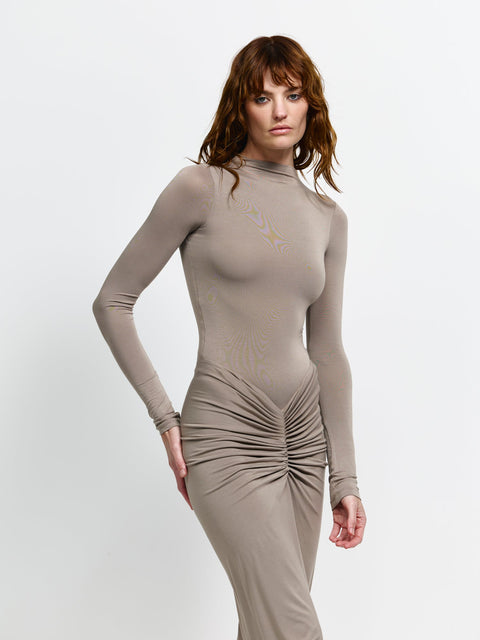 Tia Bodysuit - Roast Cashew - EFFIE KATS