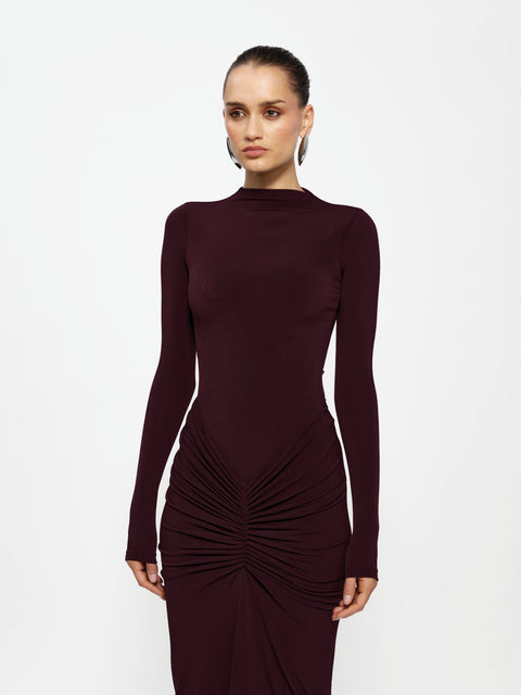 Tia Bodysuit - Wine - EFFIE KATS