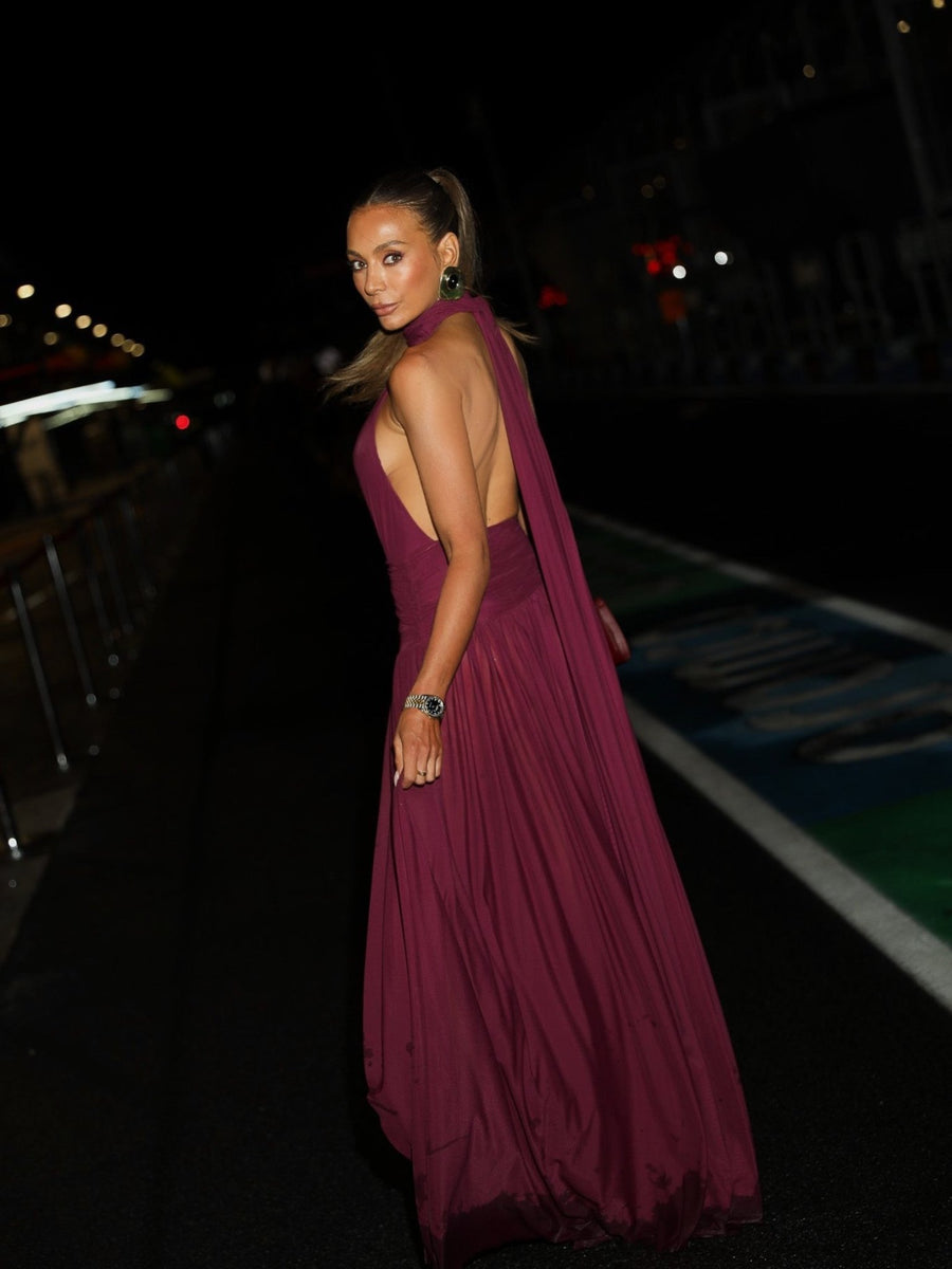 Verity Gown - Burgundy - EFFIE KATS
