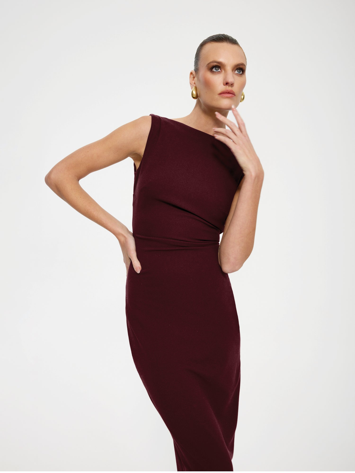 Verona Gown - Wine - EFFIE KATS