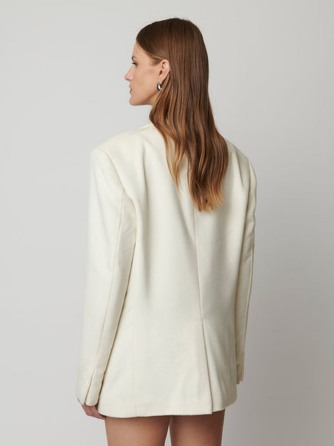 WILLA BLAZER - IVORY - EFFIE KATS