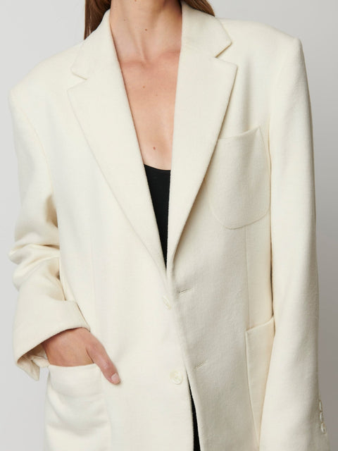 WILLA BLAZER - IVORY - EFFIE KATS